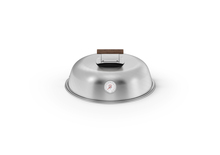 Lid with termometer Stainless steel 58 cm
