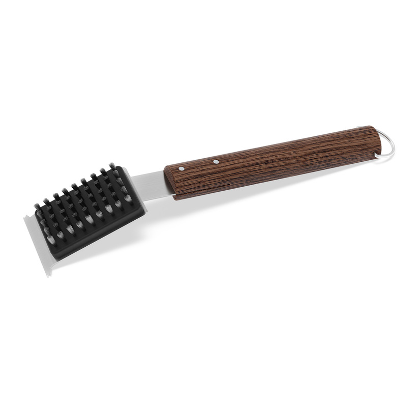 Grill and Pan brush Stainless steel/ash