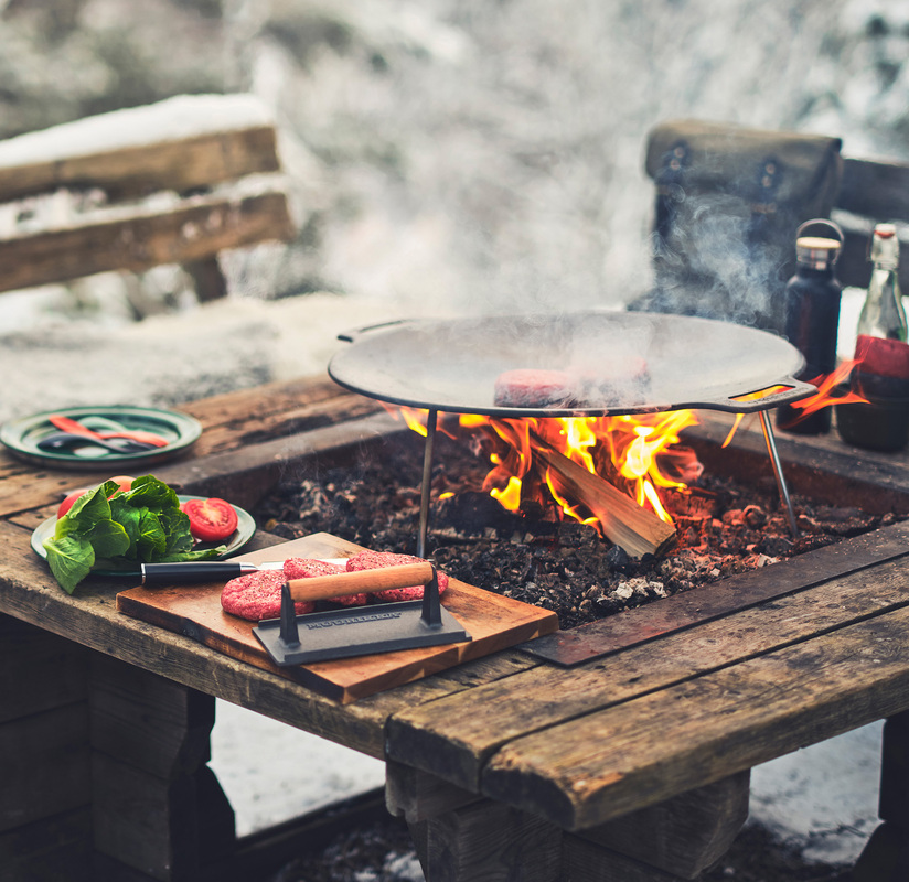 Grill press, rectangular Cast iron