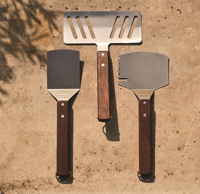 Wide spatula Stainless steel/ash