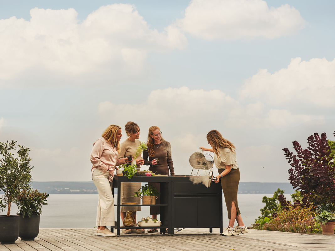 1100 W smoking oven