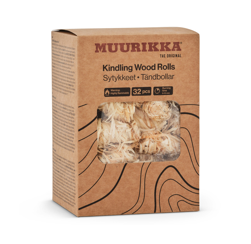 Kindling wood rolls