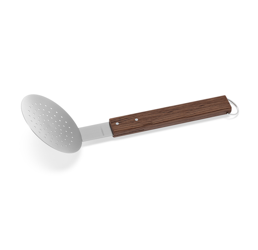 Paella Skimmer Stainless steel/ash