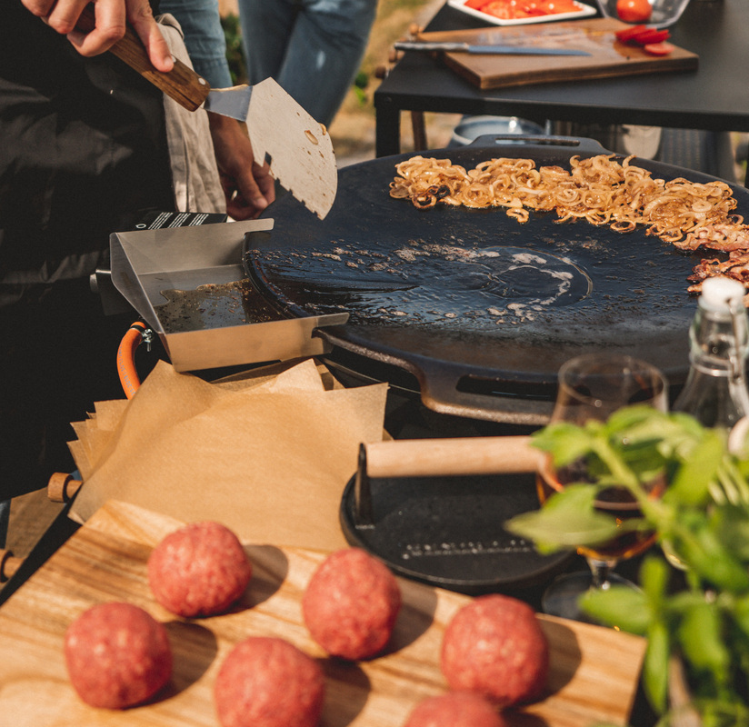 Cleaning tray for griddles 48–78 cm