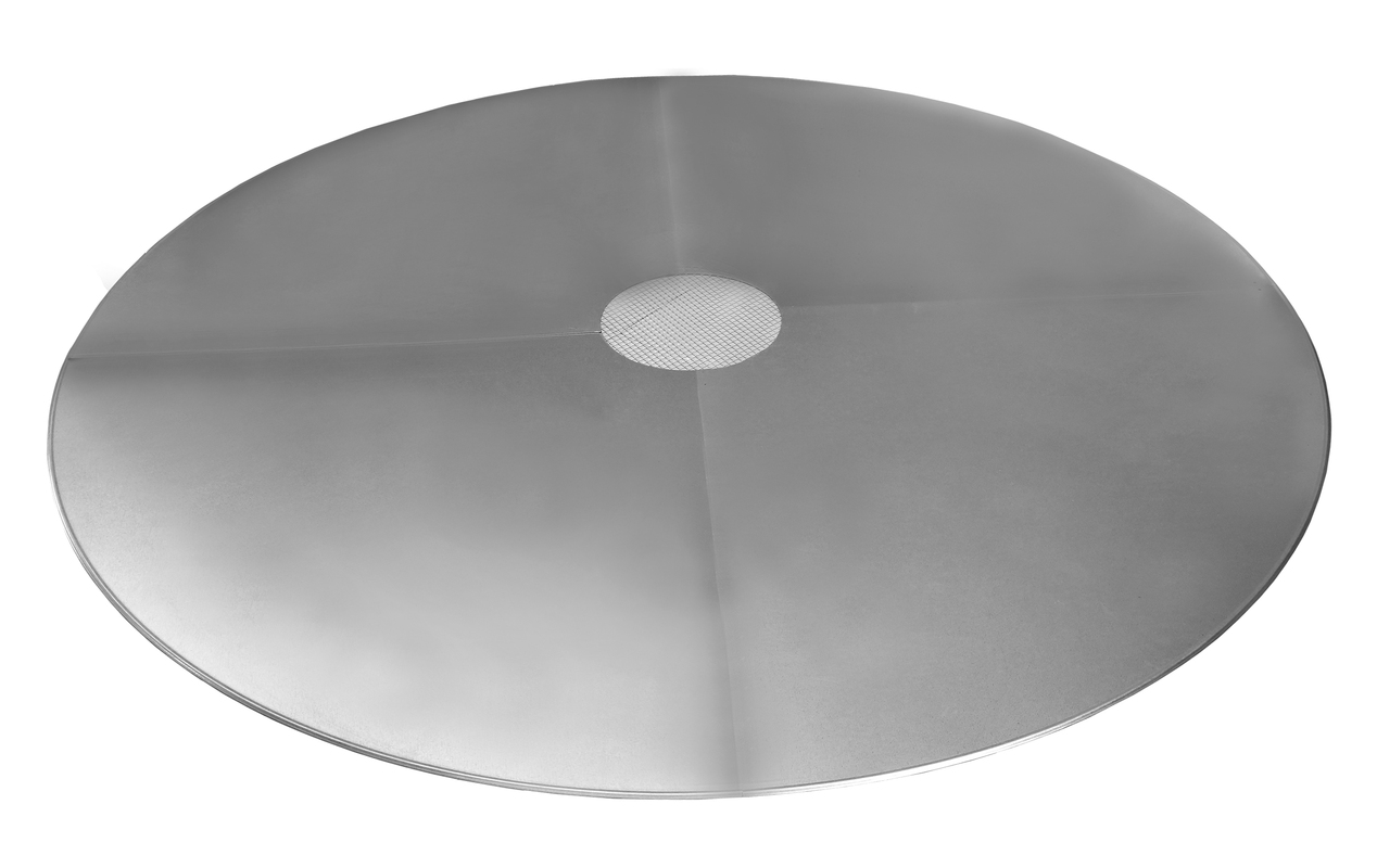 Floor plate Stainless steel 180 cm
