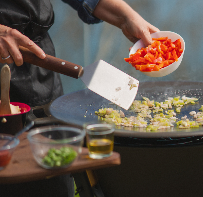 Grill Steak spatula Stainless steel/ash