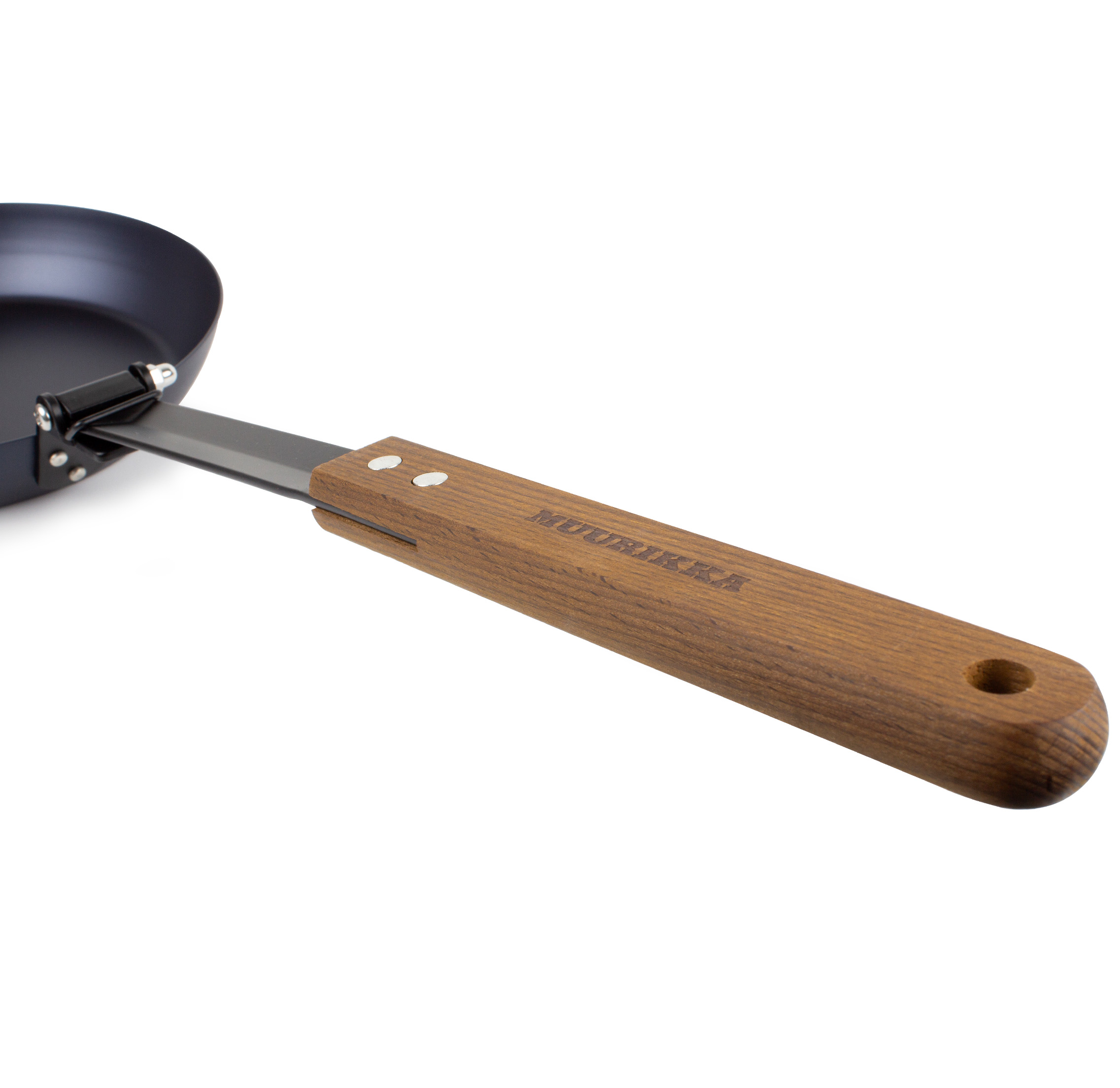 Campfire frying pan, foldable Carbon steel 42 cm | Muurikka