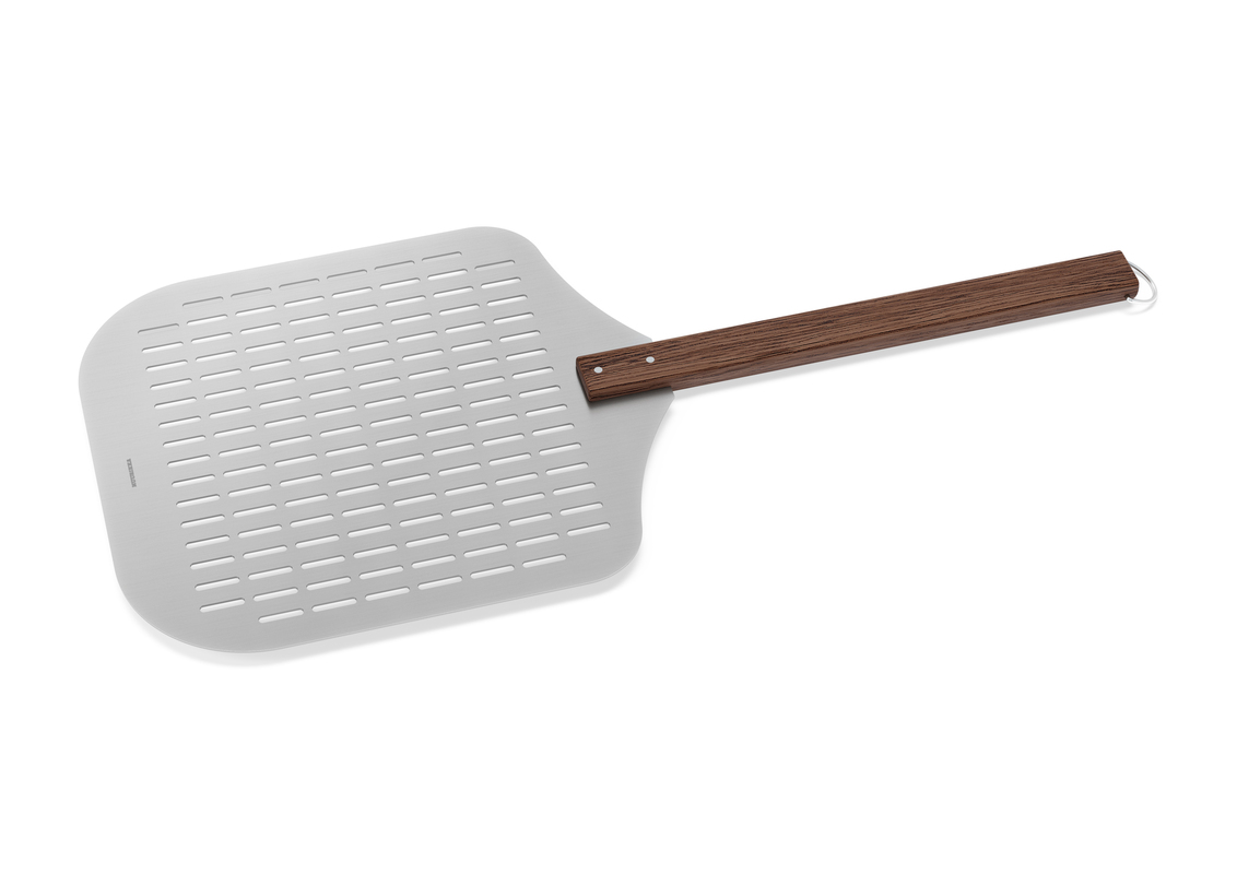 Pizza spatula perforated Stainless steel/ash