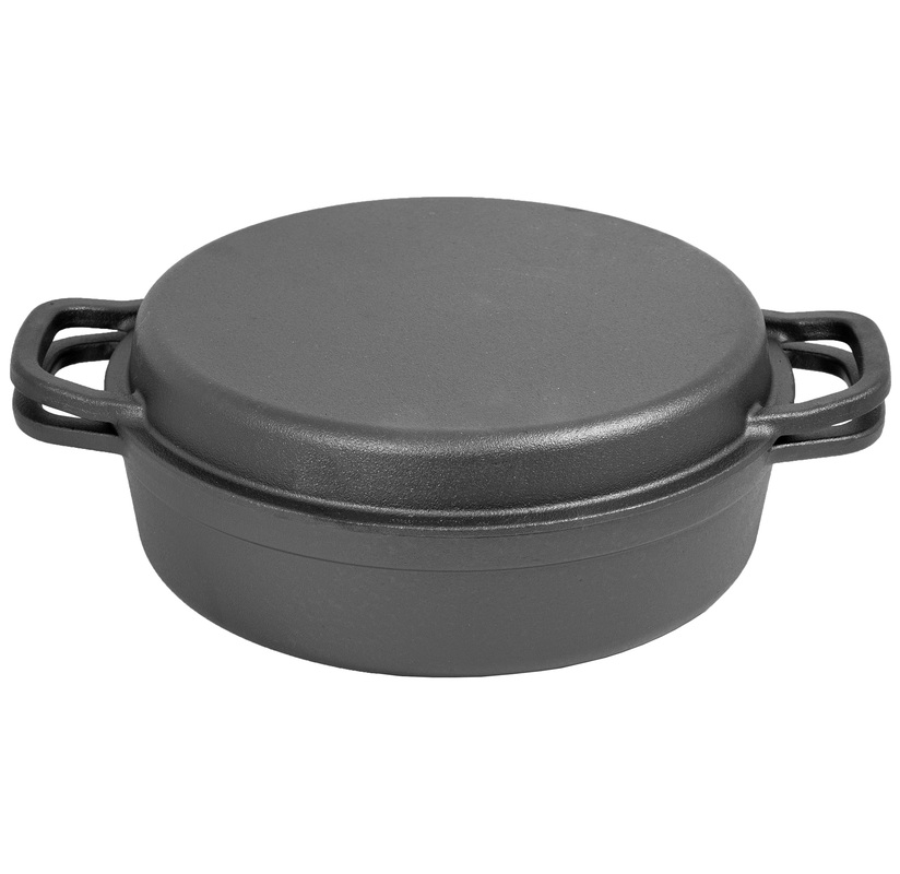Grill pan, cast iron 28 cm