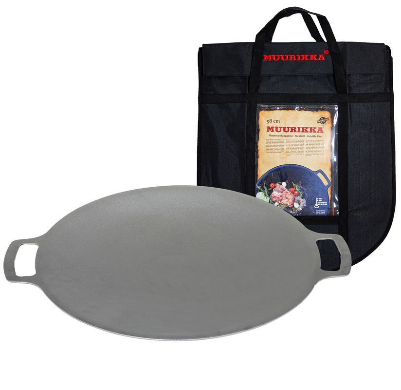 Griddle pan, without legs Hot-rolled steel 58 cm