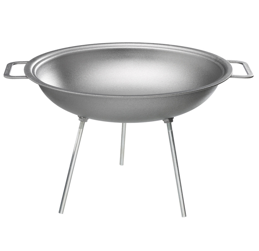 Wok, with legs Hot-rolled steel 43 cm