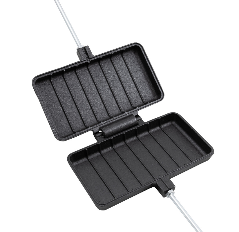 Sandwich iron Cast iron