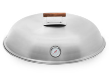 Lid with termometer Stainless steel 78 cm