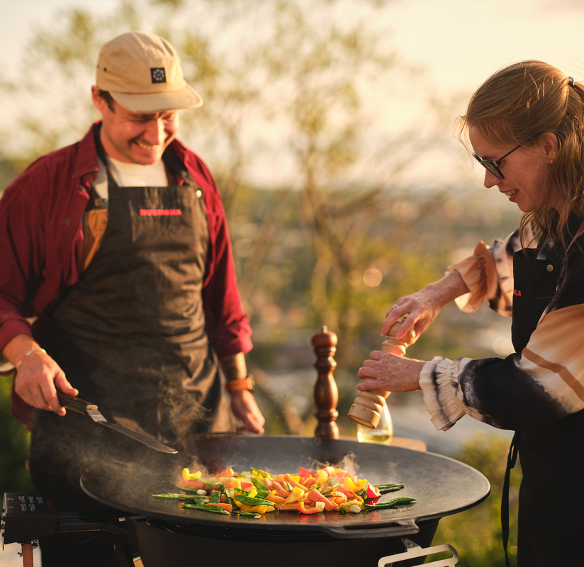 Gas set LL Black 78 cm