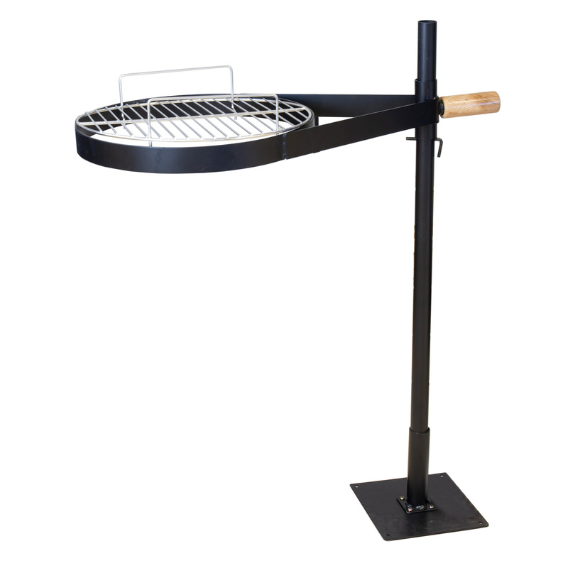 Campfire barbecue stand