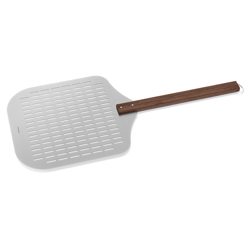 Pizza spatula perforated Aluminium/ash