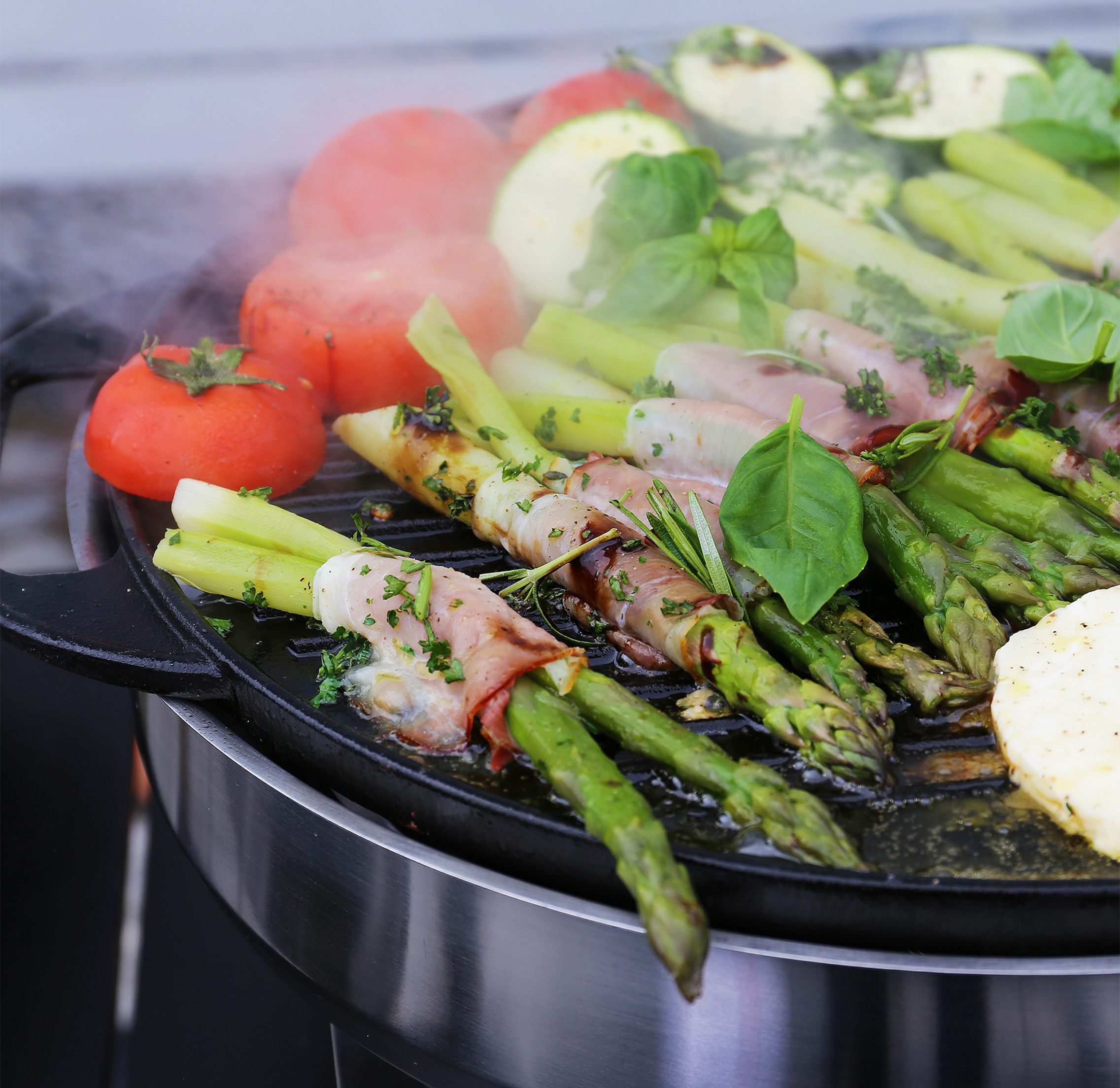 Grill pan Cast iron 42 cm | Muurikka